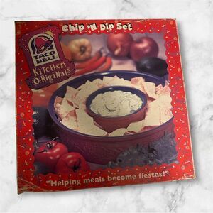 Taco Bell Kitchen Originals Chip N Dip‎ Set Original Box